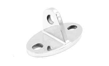 Крепление ванты(тяги) козырька к стене (AISI316), литое, полированное k658-16 купить в Воронеже