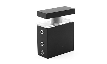 Соединитель труба-стекло для прямоугольного трека, нержавеющая сталь AISI 304, черная t462 BL купить в Воронеже Соединитель труба-стекло для прямоугольного трека, нержавеющая сталь AISI 304, черная t462 BL купить в Воронеже