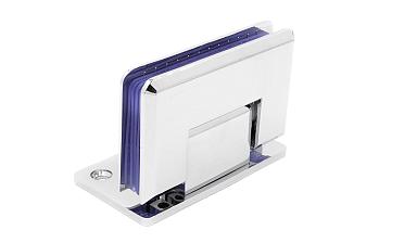 Петля для душевой кабины стена-стекло 90° с односторонним креплением, 90*55, цинк, полированная t305 PZn купить в Воронеже