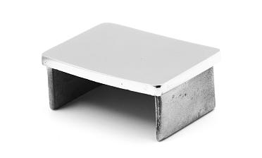 Заглушка для профильной трубы 40х60 мм, полированная, хром (AISI 304) k543 купить в Воронеже