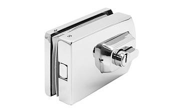 Замок для стеклянной двери вертикальный с ответной частью на стену и пол, полированный, вырез 15 t135 PSS купить в Воронеже Замок для стеклянной двери вертикальный с ответной частью на стену и пол, полированный, вырез 15 t135 PSS купить в Воронеже