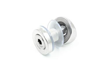 Стеклодержатель точечный для трубы Ø38.1 мм, штампованный, полированный (AISI 304) k074 купить в Воронеже