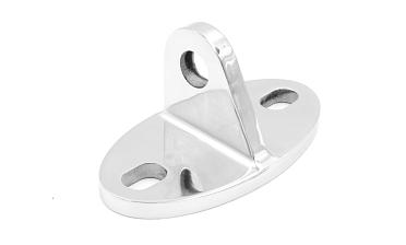 Крепление ванты(тяги) козырька к стене (AISI304), литое, полированное k658 купить в Воронеже