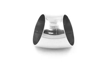 Отвод поручня под сварку Ø38.1х100/2х1.35 мм, 45°, полированный 400 Grit, (AISI 304) k095-45 купить в Воронеже