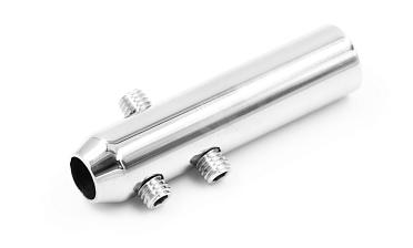 Держатель тросика Ø6 мм, короткий 50х12, прямой, под М8, полированный k240-2 купить в Воронеже