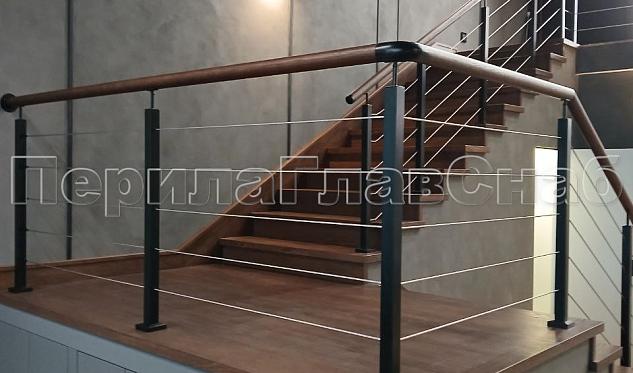 Перила на тросах в Воронеже. Готовые проекты ПерилаГлавСнаб