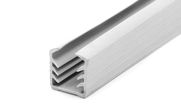 Уплотнитель в поручень с пазом 24х24 для стекла 12мм, EPDM (3-х метровый) СЕРЫЙ Фk301-G купить в Воронеже