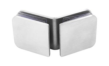 Коннектор для душевой кабины стекло-стекло 135° 45х45 мм шлифованный t726-2 SSS  купить в Воронеже