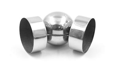 Поворот дер./пласт. поручня Ø50.8х0.4 мм, полированный, (AISI 201) k053-5 купить в Воронеже