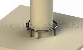 Колесоотбойник вокруг колонны в Воронеже. Готовые проекты ПерилаГлавСнаб