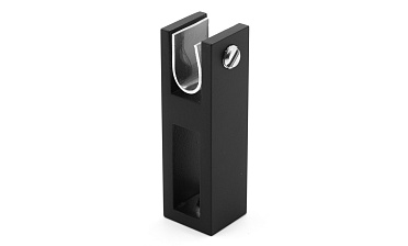 Соединитель труба-стекло для трека 30х10 мм, нержавеющая сталь AISI 304, черная t461 BL купить в Воронеже Соединитель труба-стекло для трека 30х10 мм, нержавеющая сталь AISI 304, черная t461 BL купить в Воронеже