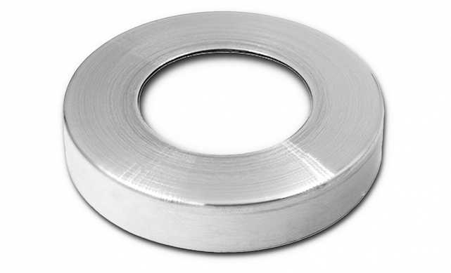 Низ стойки антивандальный Ø38.1хØ76х10х1.5, шлиф. (AISI 304) k120 Низ стойки антивандальный Ø38.1хØ76х10х1.5, шлиф. (AISI 304) k120