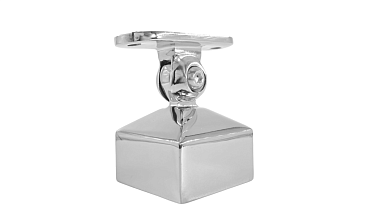 Наконечник 40х40 мм внешний полированный, с ложе под ПЛОСКОСТЬ, литой, регулируемый, облегченный, AISI 304, k239-5-NEW купить в Воронеже