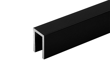П-образный профиль 19x13, L=2200, алюминий ,черный, уценка t756 BL-У купить в Воронеже П-образный профиль 19x13, L=2200, алюминий ,черный, уценка t756 BL-У купить в Воронеже