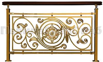 Латунные ограждения лестниц серии – Людовик XL03 в Воронеже. Готовые проекты ПерилаГлавСнаб