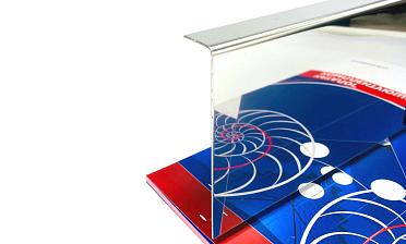 Лицевая накладка из полированной нержавейки на профиль т100 20,3х101мм длина 2 м т100-13  купить в Воронеже