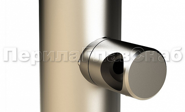 Стойка круглая Ø38.1: 3 ригеледержателя, под выносной поручень, полированная, высота 950 мм (AISI 304) k710 5 Стойка круглая Ø38.1: 3 ригеледержателя, под выносной поручень, полированная, высота 950 мм (AISI 304) k710 5