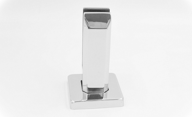 Стеклодержатель литой напольный, плоский 45х50х160 мм, для стекла 10-12 мм, полированный AISI 316 k275-8 7 Стеклодержатель литой напольный, плоский 45х50х160 мм, для стекла 10-12 мм, полированный AISI 316 k275-8 7