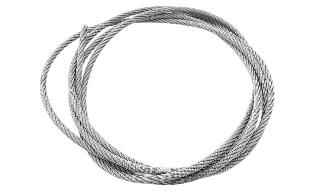 Трос из нержавеющей стали средней жесткости Ø5 мм AISI304 Ф-1061 9 Трос из нержавеющей стали средней жесткости Ø5 мм AISI304 Ф-1061 9
