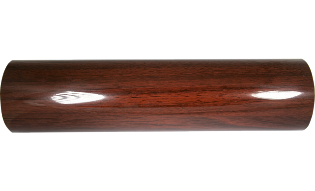 Пластиковый поручень текстурный, цвет Венге, Ø49мм, длина 4м k897-2  3