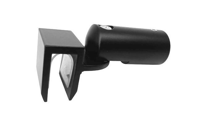 Крепежный элемент глухой шарнирный для трубы 19 мм, черный t911 BL 8