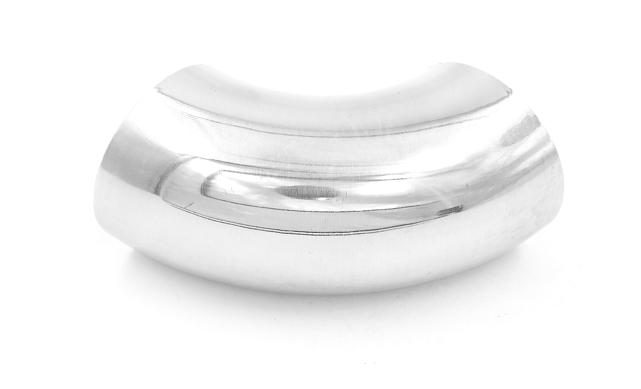 Отвод поручня под сварку Ø48.3х120х1.5 мм, 90°, полированный 600 Grit (AISI 304) k237-120 3