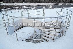 Перила для лестниц из металла в Воронеже. Готовые проекты ПерилаГлавСнаб - фото 1