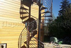 Ограждения маршевых лестниц и площадок в Воронеже. Готовые проекты ПерилаГлавСнаб - фото 6