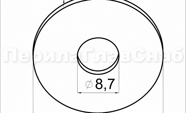 Прокладка для стекла, Ø28x8 мм k505 2 Прокладка для стекла, Ø28x8 мм k505 2