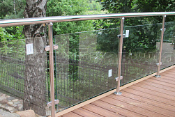 Перила и ограждения для террас в Воронеже. Готовые проекты ПерилаГлавСнаб - фото 23