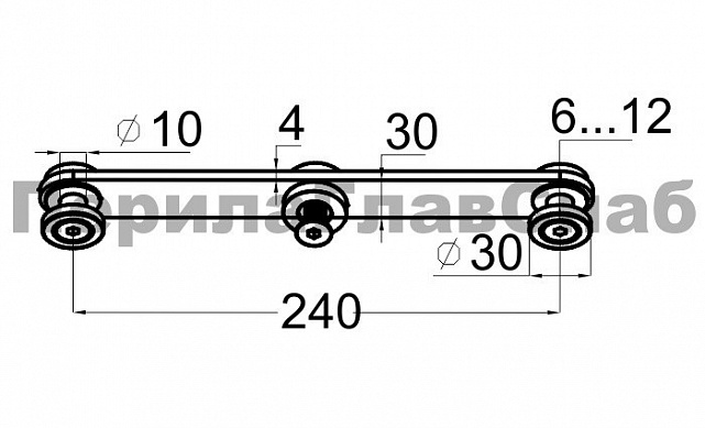 Стеклодержатель пластинчатый 3хМ8, по центрам 170х5 мм, полированный, шайбы 5 мм литые, под стекло 6-12 мм, (AISI 304), под золото Фk023-88 3 Стеклодержатель пластинчатый 3хМ8, по центрам 170х5 мм, полированный, шайбы 5 мм литые, под стекло 6-12 мм, (AISI 304), под золото Фk023-88 3