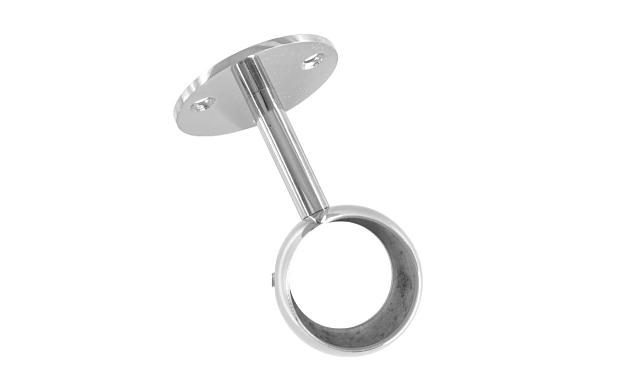 Держатель поручня Ø42,4мм, выносной, с обхватом, полированный, AISI 304 k256-42 4