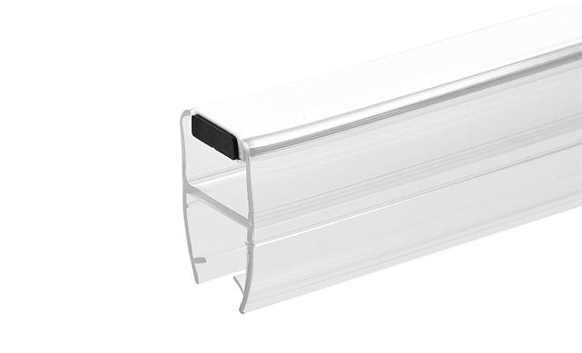 Комплект уплотнителей для стекла в душевую кабину (2 шт.), стекло-стекло 10 мм, с магнитом 180°, 2200 мм t229 3