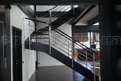 Перила для лестниц из металла в Воронеже. Готовые проекты ПерилаГлавСнаб - фото 8