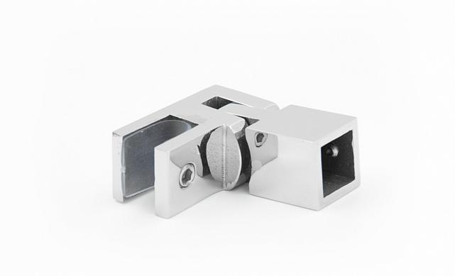 Выносное крепление к стеклу, для трубы 15х15 мм, полированный t806 PSS 6