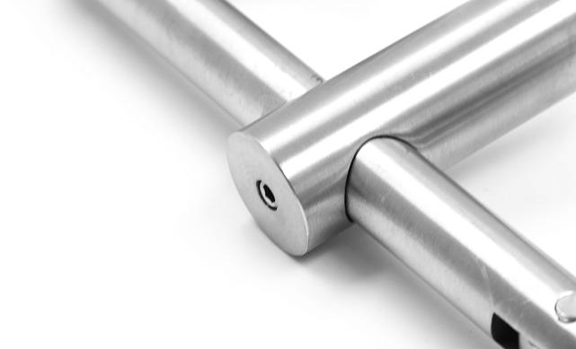 Крепление двойное с рутелями к тяге, AISI 304 k628 4