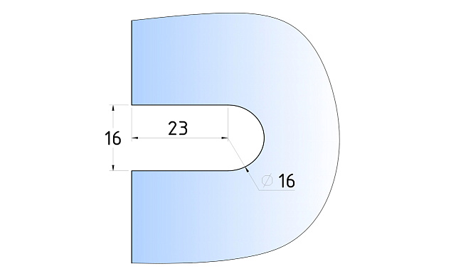 Коннектор для душевой кабины стена-стекло, 45х45, AISI 304 полировка, вырез 61 t720 PSS 3 Коннектор для душевой кабины стена-стекло, 45х45, AISI 304 полировка, вырез 61 t720 PSS 3