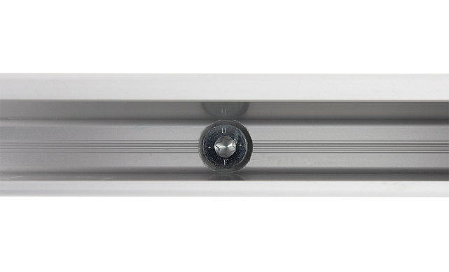 Комплект профиля зажимного для стекла 12 мм, с отверстиями, НЕАНОД, алюминий, k601-4-12 8 Комплект профиля зажимного для стекла 12 мм, с отверстиями, НЕАНОД, алюминий, k601-4-12 8