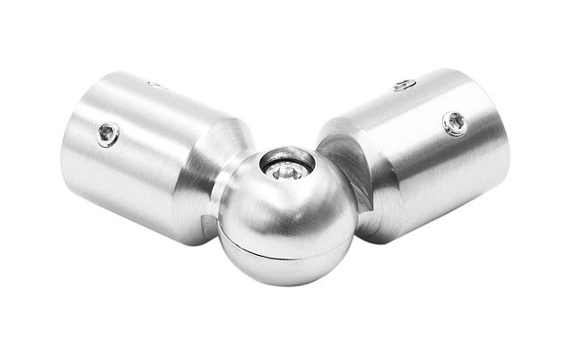 Соединитель труба-труба произвольный угол, нерж. шлифованный t915 SSS 5 Соединитель труба-труба произвольный угол, нерж. шлифованный t915 SSS 5