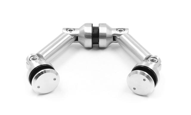 Крепление на три стекла 10-12 мм, штанга 82 мм, без зенковки tt204-82A SSS 6