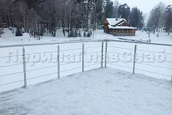 Перила и ограждения для террас в Воронеже. Готовые проекты ПерилаГлавСнаб - фото 17