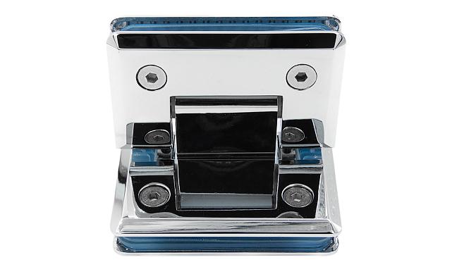 Петля для душевой кабины стекло-стекло 90° 90х55 мм полированный  t304 PSS 8