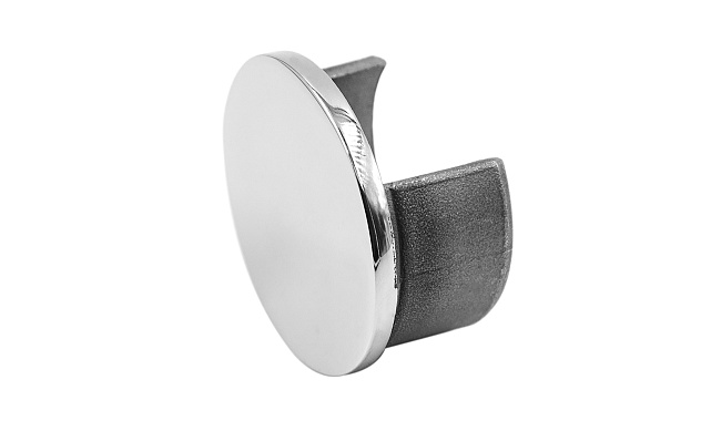 Заглушка с пазом на трубу Ø48.3 мм полированная (AISI 304) k235 3 Заглушка с пазом на трубу Ø48.3 мм полированная (AISI 304) k235 3