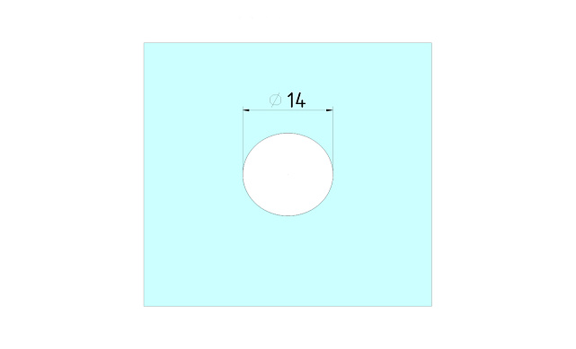 Соединитель труба-стекло сквозной, для 15х15, полированный t801 PSS 2 Соединитель труба-стекло сквозной, для 15х15, полированный t801 PSS 2