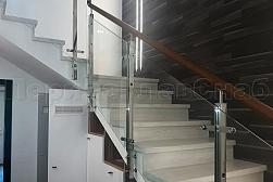 Перила на второй этаж в Воронеже. Готовые проекты ПерилаГлавСнаб - фото 7