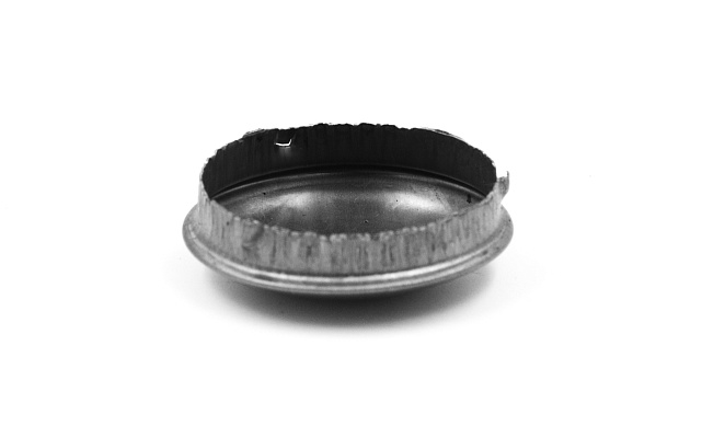 Заглушка штампованная на трубу Ø38.1х0.9 мм (AISI 201) неполированная k036-7 3 Заглушка штампованная на трубу Ø38.1х0.9 мм (AISI 201) неполированная k036-7 3