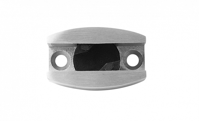 Направляющая для стеклянной двери, нержавеющая сталь AISI 304, шлифованная t834 SSS 4 Направляющая для стеклянной двери, нержавеющая сталь AISI 304, шлифованная t834 SSS 4