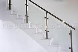 Перила на второй этаж в Воронеже. Готовые проекты ПерилаГлавСнаб - фото 1