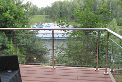 Перила и ограждения для террас в Воронеже. Готовые проекты ПерилаГлавСнаб - фото 22