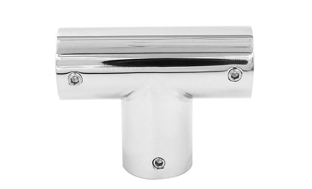 Соединитель-тройник для трубы 19 мм латунь-хром, полированный t902 PC 6